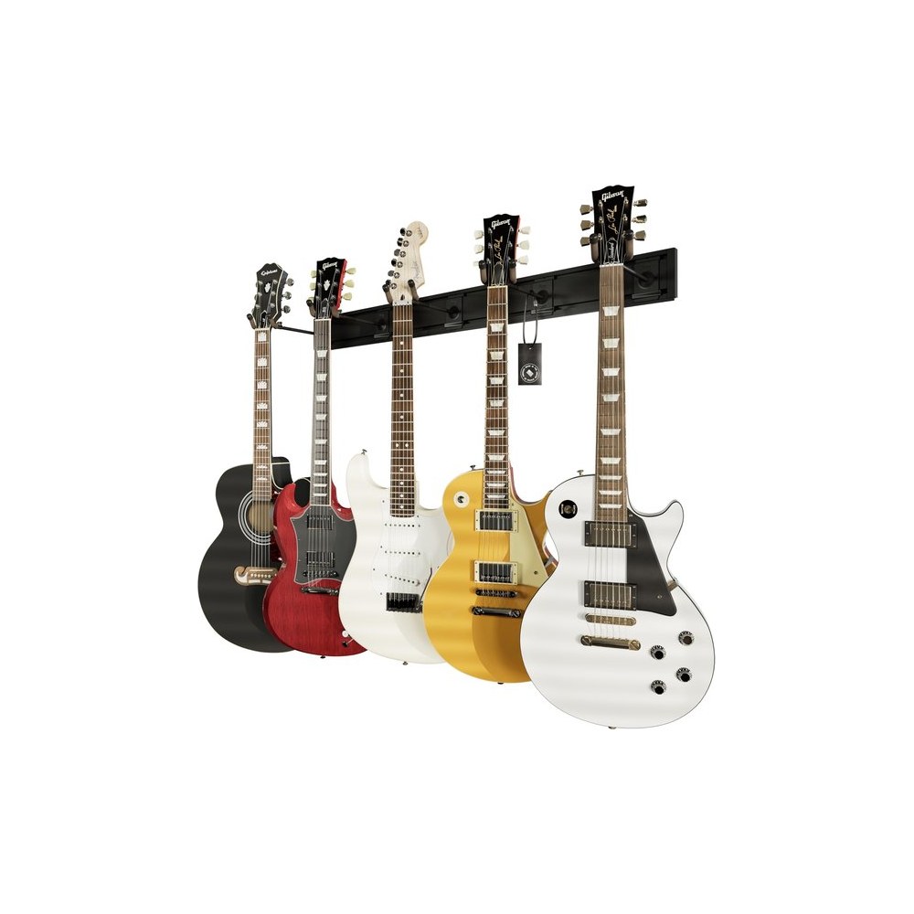 Multi-guitar display rack