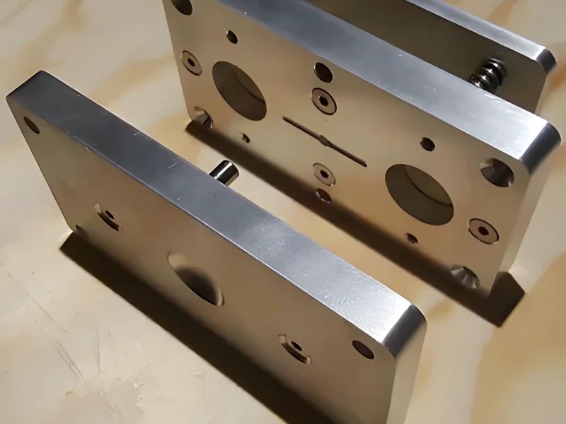 Finished and deburred steel inserts ready for assembly